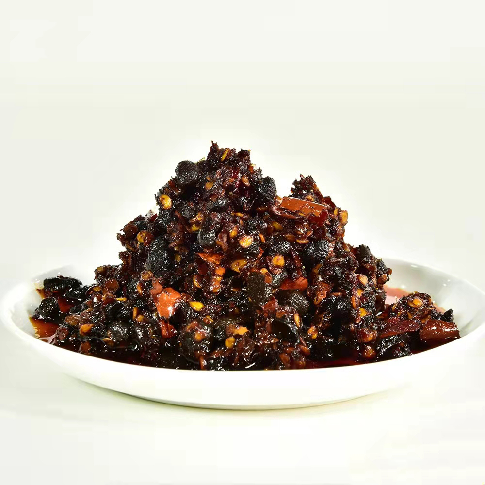 Вкусная китайская кухня, готовое к употреблению белое сахарное сырье, черное масло Чили Tempeh