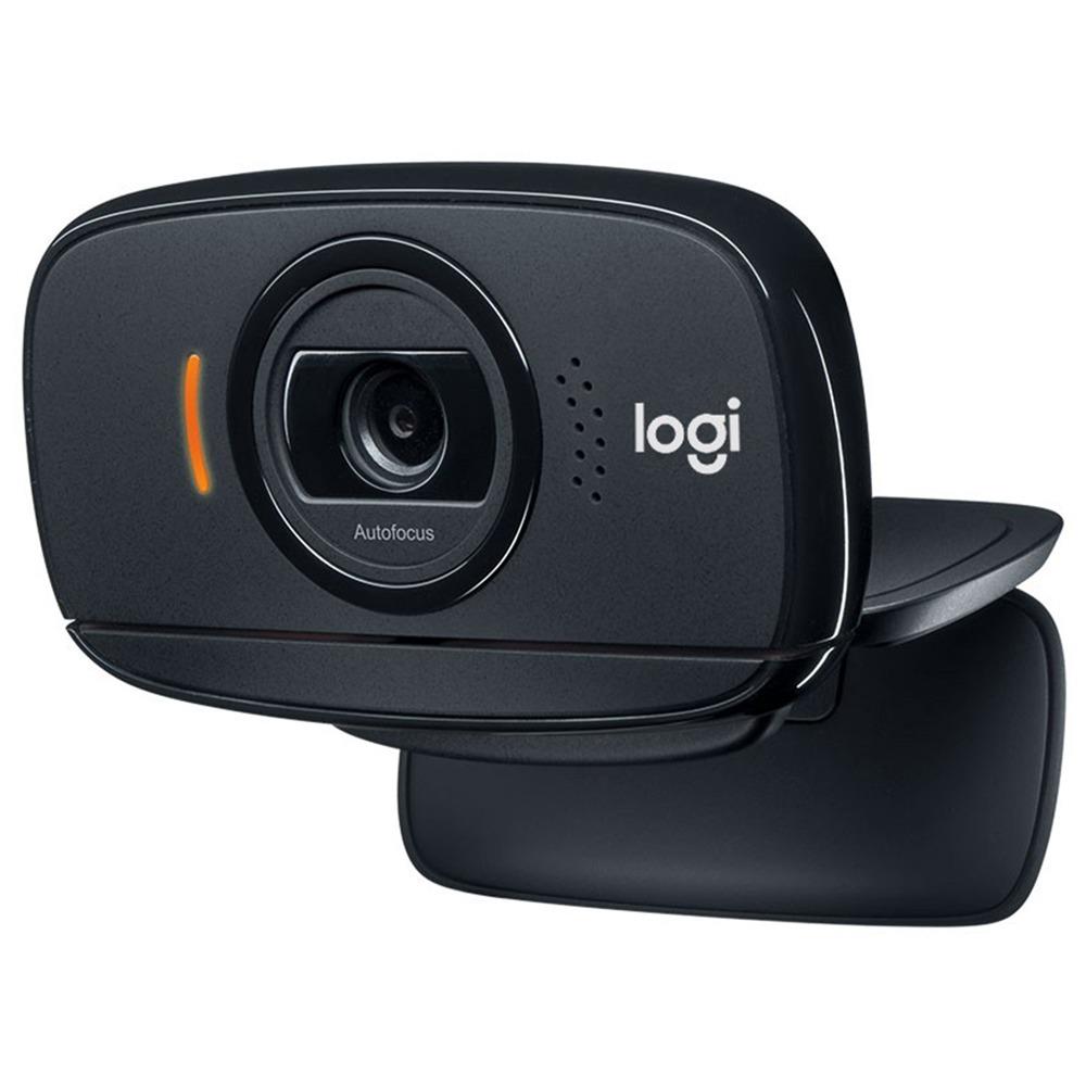 Веб-камера Logitech C525 HD 720p, вращающаяся на 360 градусов, автофокус, видеозвонки, Skype, веб-камера с микрофоном USB, 8 Мп, настольный или ноутбук
