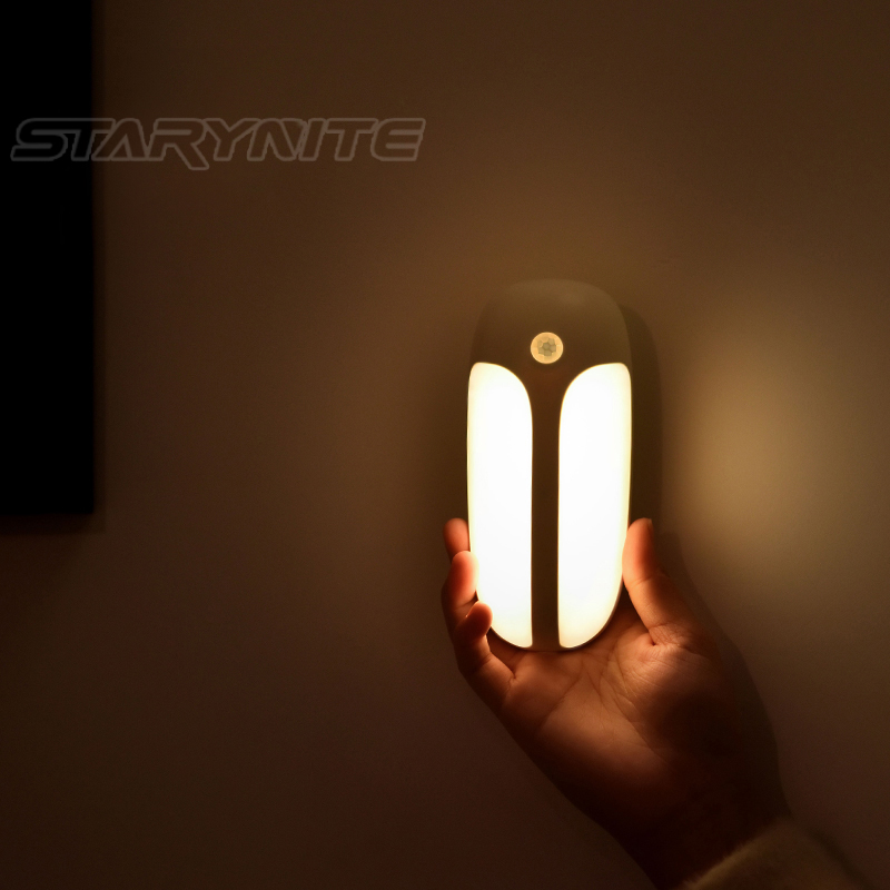 STARYNITE 2021 пластиковый светодиодный ночник с датчиком движения