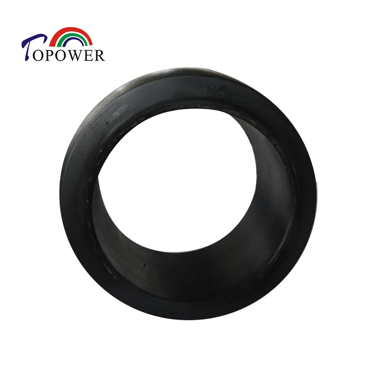 High quality Topower press on solid tire 22x12x16 for milling machine