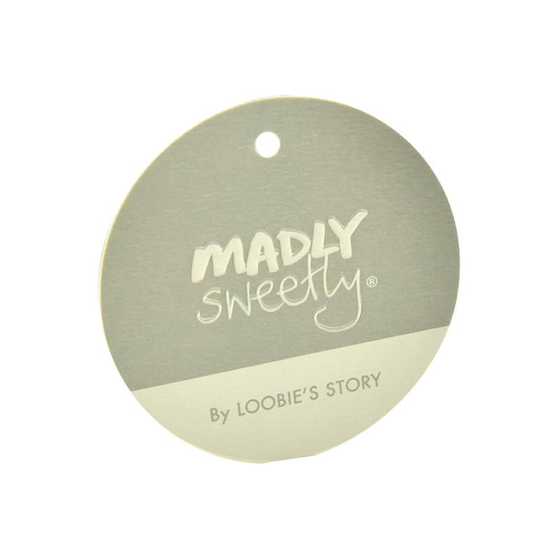 T shirt luxury Custom logo hanging clothing paper tags on clothing for products