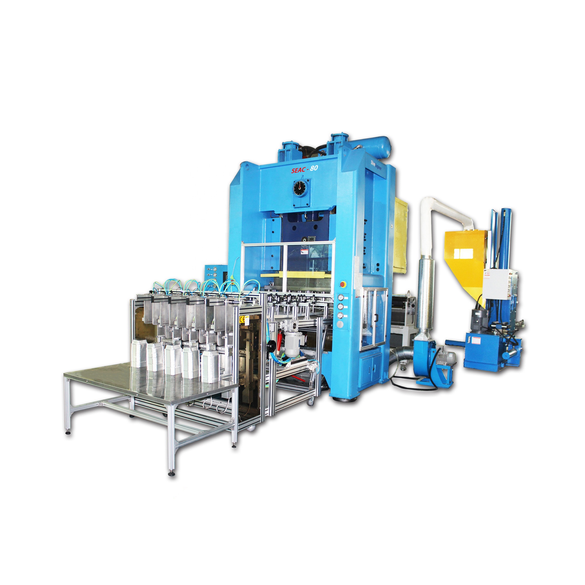 Specializing in the production of high precision automatic aluminum foil food packaging container making machine