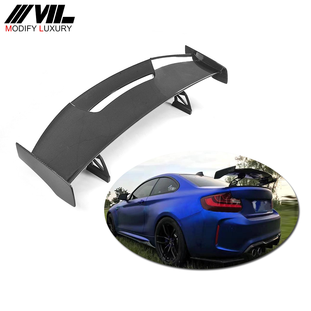 Универсальный Задний спойлер из углеродного волокна для BMW Coupe M3 M4 M2 F30 F80 F82 E90 E46 E92