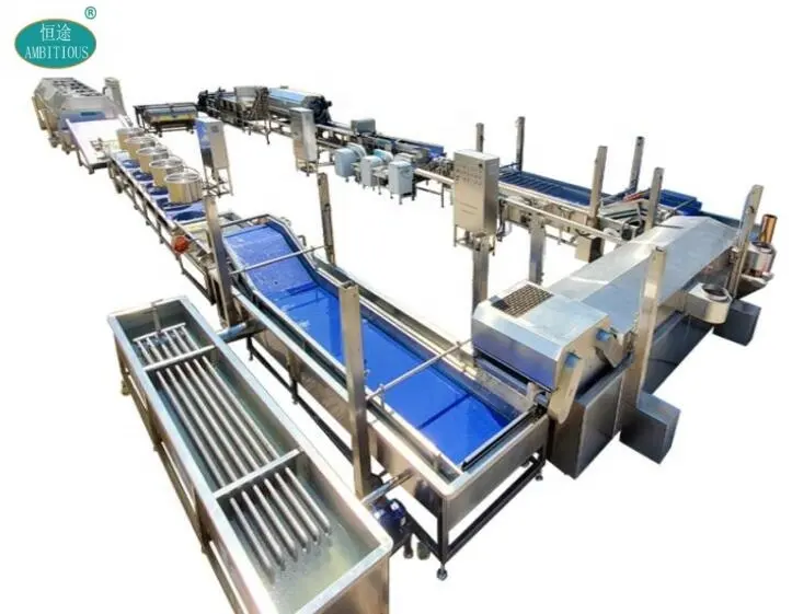 Automatic Frozen Potato Long French Fry Making Production Machinery Complete Turkey Line Industrial Price For Sales