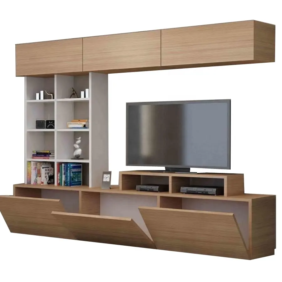 HOT sale customized modern style wood TV Stand cabinet Furniture for living room