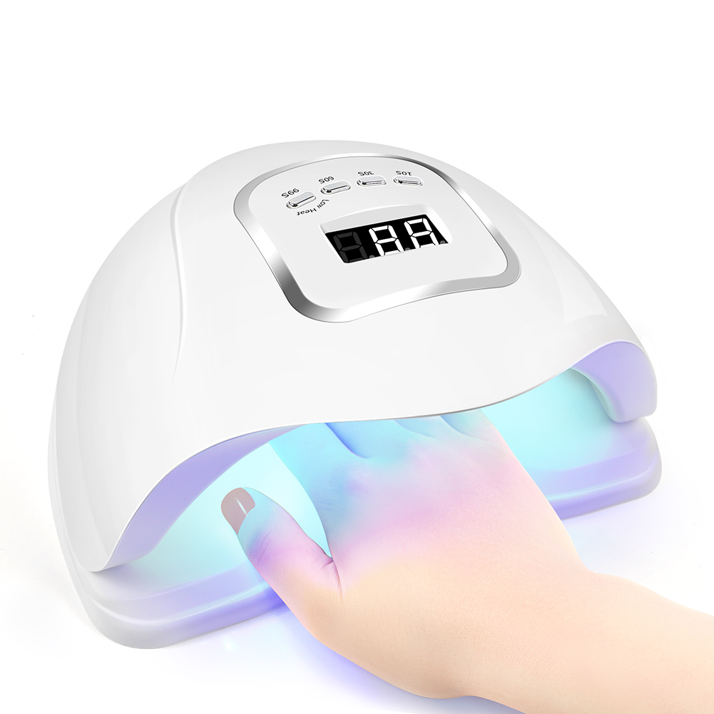 Coscelia 110W LED лампа для ногтей Гель-лак белый двойной датчик света лампы для лечения