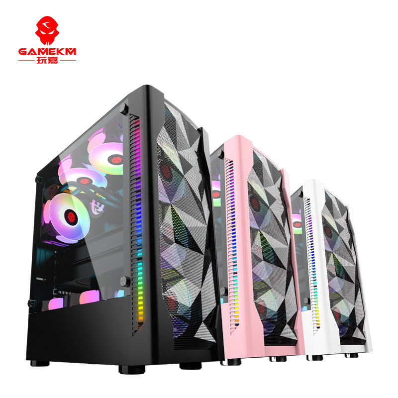 Игровой Jia ice drillIDesktop компьютерный корпус настольный полноразмерный прозрачный с водяным охлаждением ATXLarge материнская плата для хоста игры