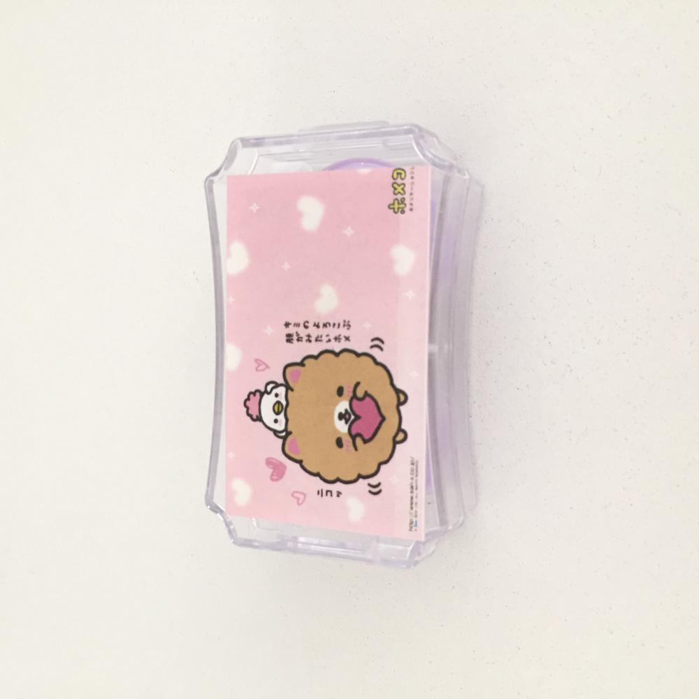 beautiful cartoon pattern contact lens case wholesale with mirror
