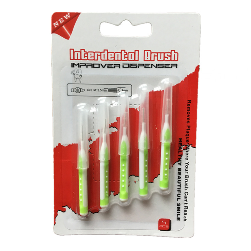 Adult oral teeth cleaning care interdental brush protection gums interdental brush toothpicks