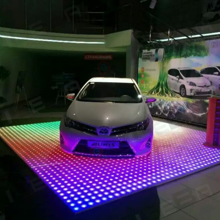 60x60cm RGB color mixing led dancing floor dj lighting/disco dance floor