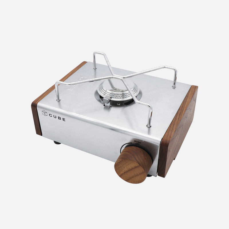 Portable Picnic Furnace Outdoor Camping Barbecue Mini Gas Cassette Stove 2021