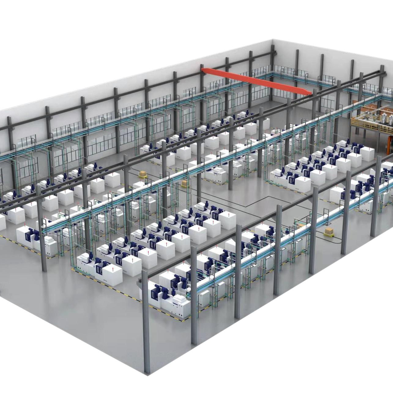 Dust proof centralized vacuum plastic granule pellet materials concentrated automatic feeding system