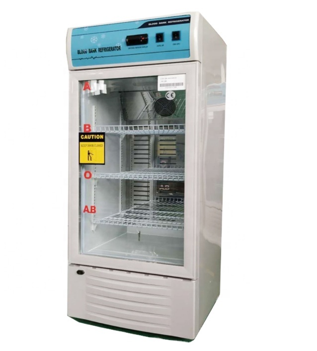 China supplier medical 4 degree 120L medical blood bank refrigerator for medical use