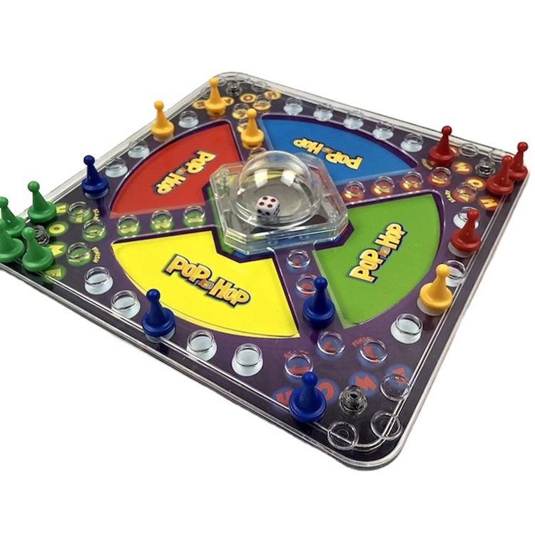 2020 Hot Sale Educational Plastic Ludo And Snakes And Ladders Ludo Board Games Set For Kids Adults