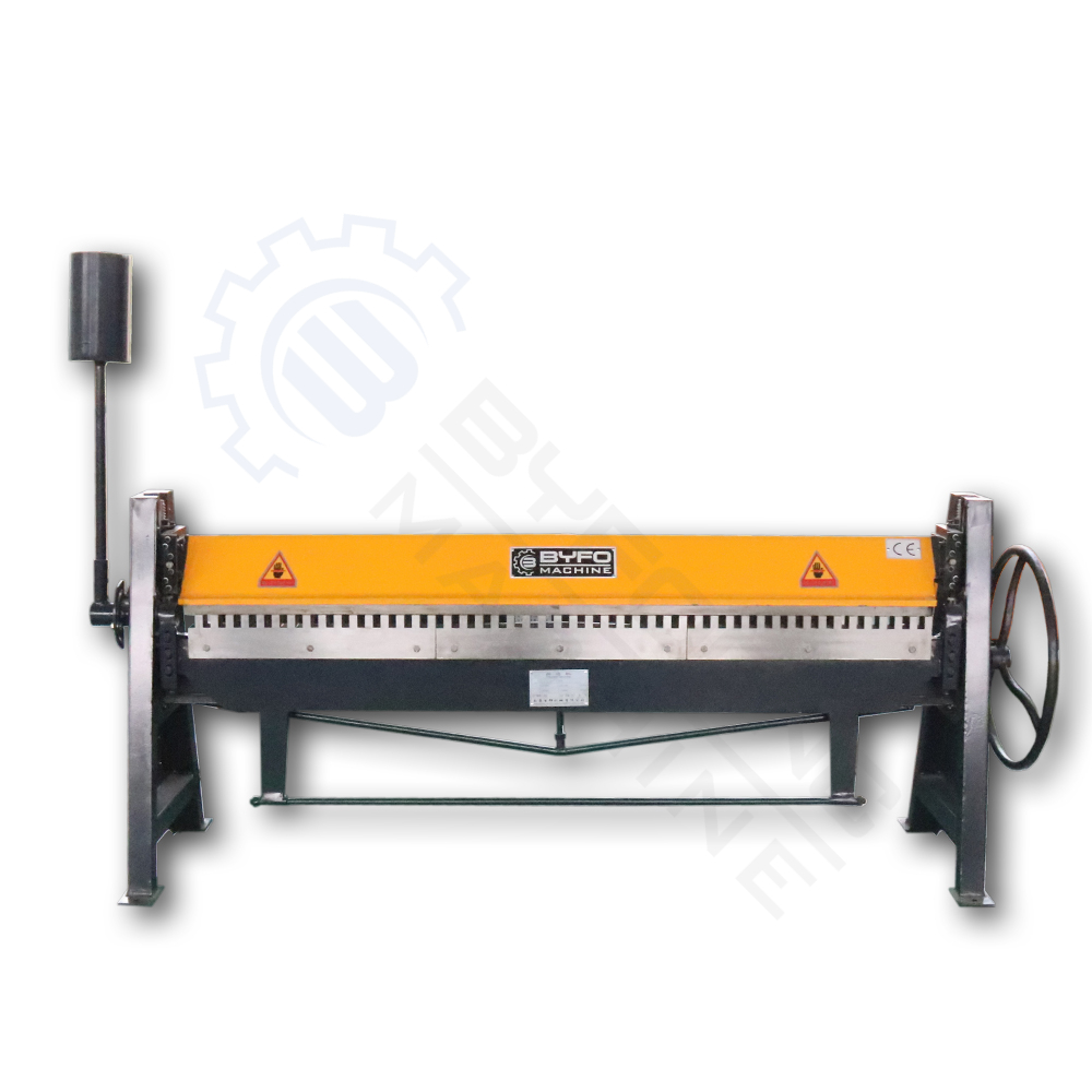 Nanjing BYFO manual galvanized steel folding machine, TDF sheet folder GI sheet bender