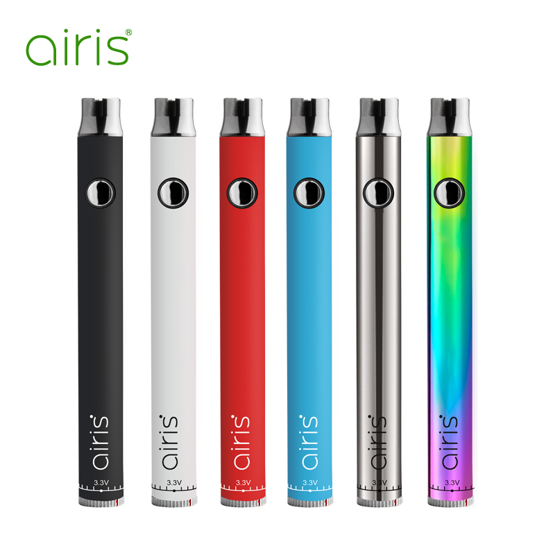 Батарея для вейпа Blizzard Airis 400 VV CBD, 400 мАч, с предварительным нагревом, регулируемое напряжение, USB перезаряжаемые батареи для вейпинга