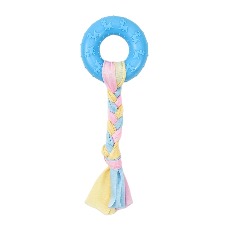 Wholesale High Quality Durable Multi Colors Chew Nylon Cotton Rope Pet Toys