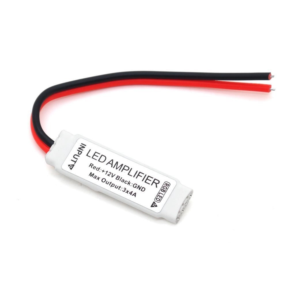 DC12V LED RGB усилители домашние контроллер 5 шт. 1 3x4A 3 каналы продлить RGB сигнала управление для 3528 5050 RGB светодиодные ленты