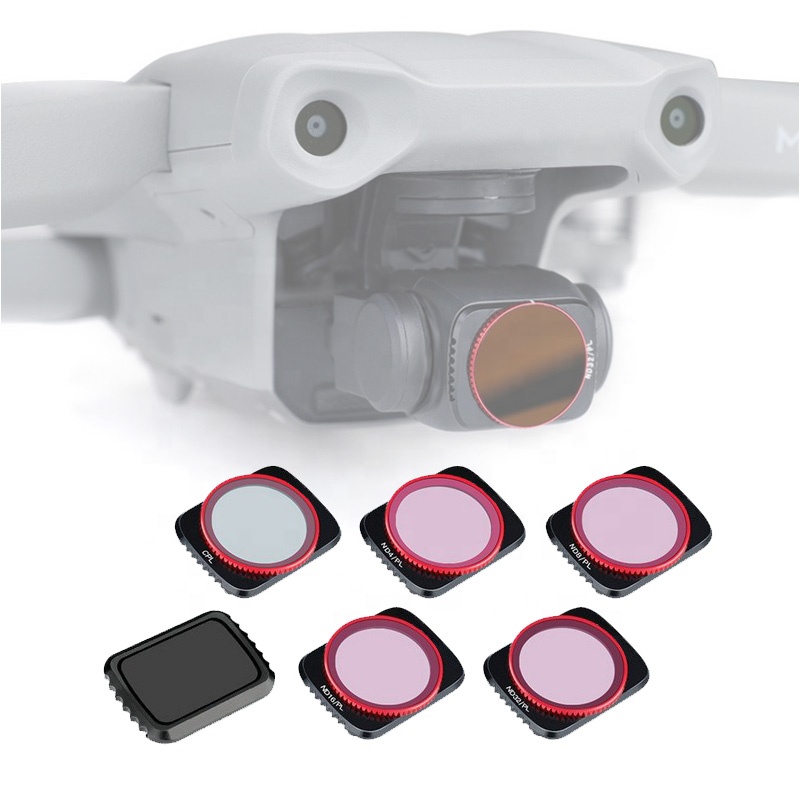 6 шт УФ CPL фильтр ND4PL ND8PL ND16PL ND32PL набора фильтров Drone фильтр объектива для DJI Mavic Air 2 Ga-kits-ma2 уменьшить светлый CN;GUA