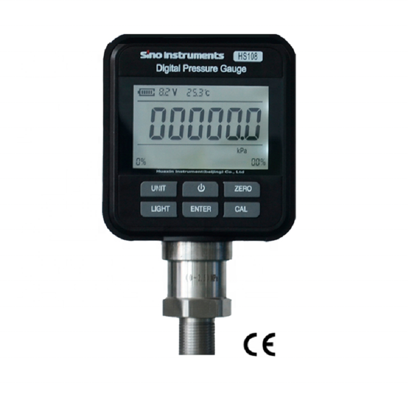 HS108 цифровой манометр, вакуумный манометр 0-1000bar 0-2500bar