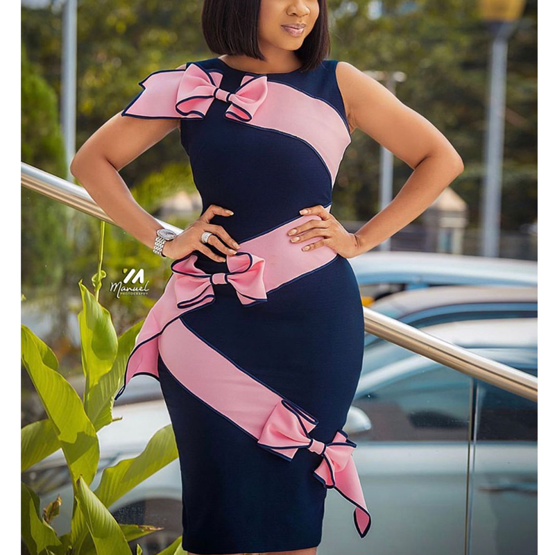 Cyalaa 2021 Summer Plus Size Fashion Casual Stripe Patchwork Sleeveless Korean Dresses Women Casual