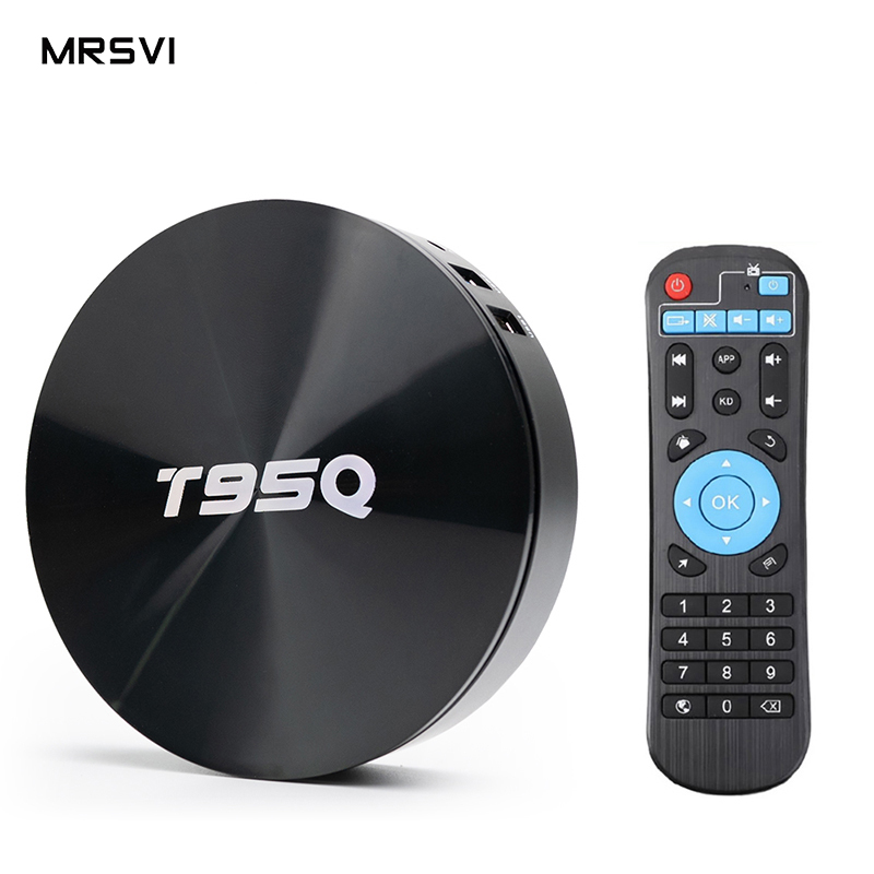 T95Q Amlogic S905X3 четырехъядерный android 8,1 4 ГБ 32 ГБ ТВ-бокс 2,4G & 5,8G двойной Wifi T95Q BT4.1 4K smarttvbox