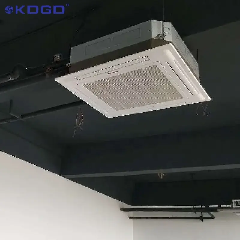 eco-friendly courtyard type cooling system ceiling cassette fan coil unit price