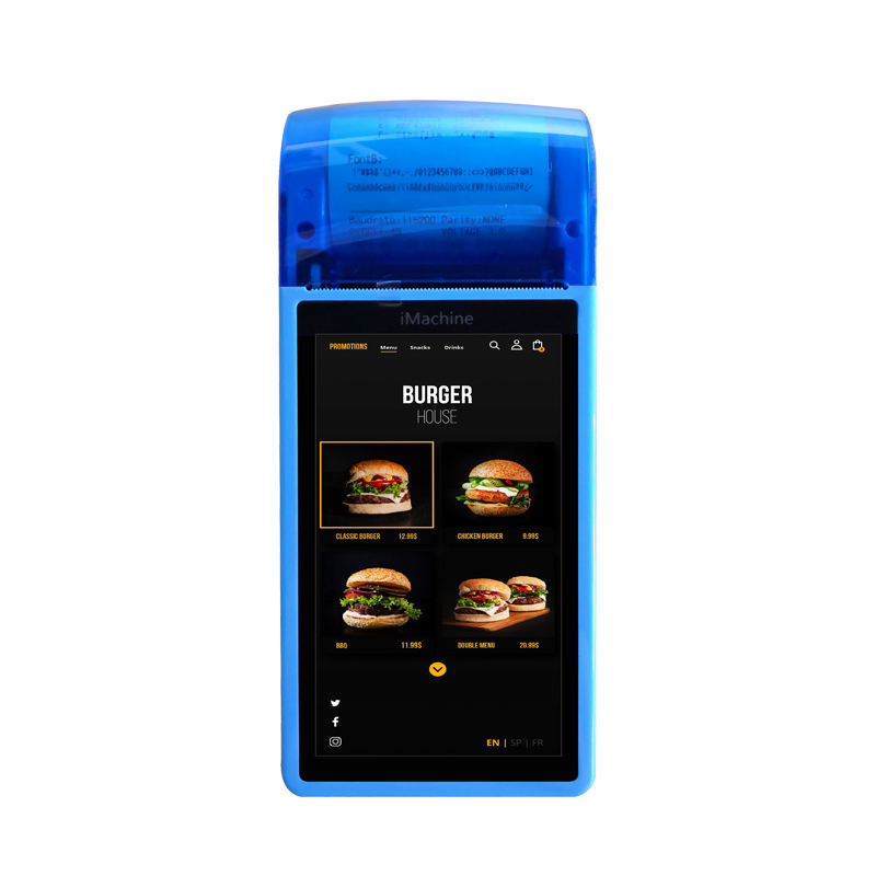 One-Stop Service Android Pos Android POS Terminal Handheld POS Terminal Wifi 3G GPS Location With Printer
