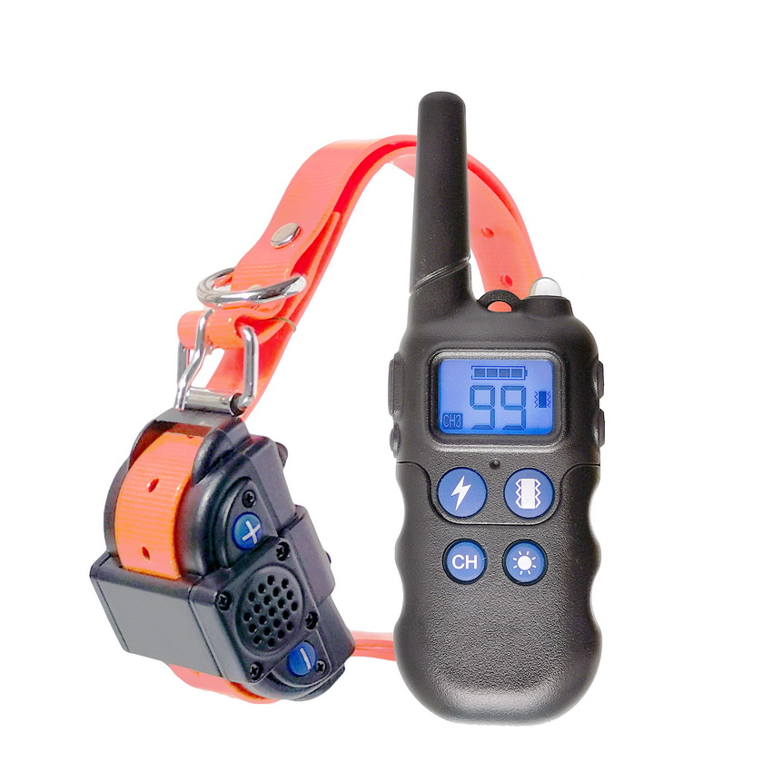 2km Dog Training Collar With Walkie-Talkie Rechargeable Dog Shock Vibration Beep Waterproof Training Collars for large small dog