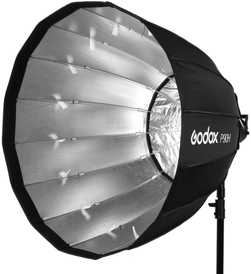 Godox P90H высокотемпературный стойкий 90 см Глубокий параболический софтбокс с креплением Bowens для фотостудии видео вспышка