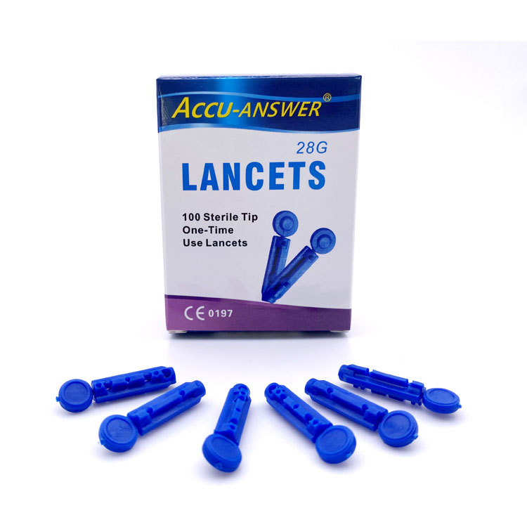 Other Medical Consumables Factory sale stainless steel blood lancets blood glucose lancet twist lancet