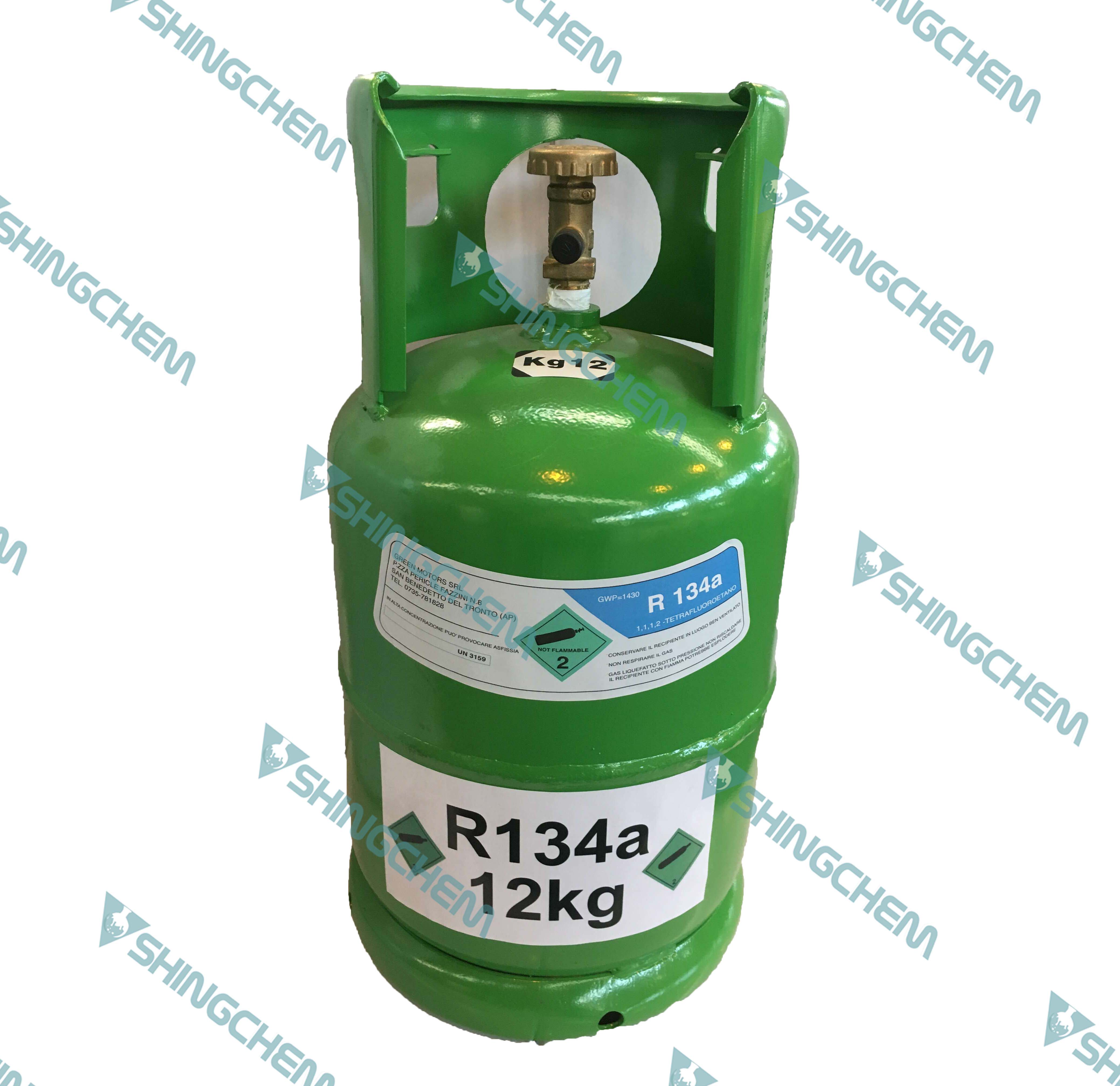12 л/12 кг CE многоразовый цилиндр HFC 134a газ хладагента R134a