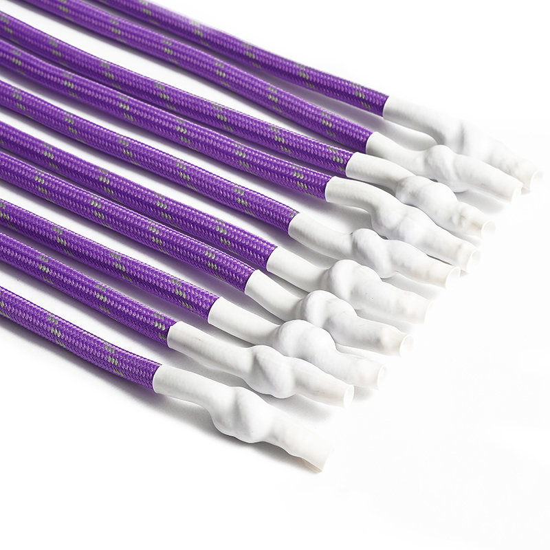 wholesale drawstring cord heat shrink draw cord tips for hoodie