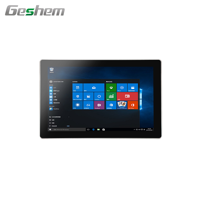 Промышленный емкостный сенсорный экран Intel Celeron J1900, без кулера, экран 19 дюймов, миниатюрный водонепроницаемый компьютер под управлением win10, win7, linux