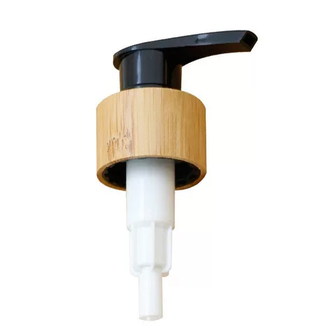Hotel Plastic Super Markets Bamboo Soap Dispenser with Pump