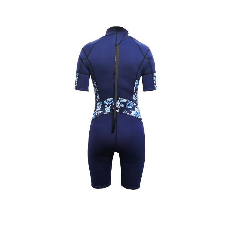 Customizable One Piece Women 3mm Short Neoprene Diving Surfing Wetsuit