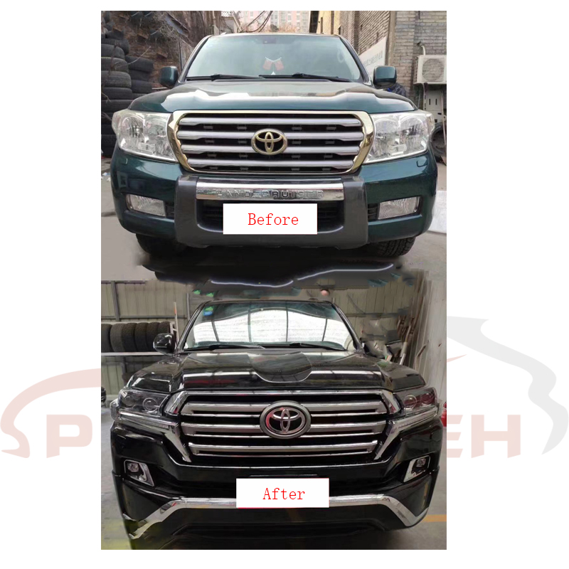 Высококачественный Land Cruiser 200 2008-2015 для 2016-2020, новый стиль, комплект для Land Cruiser 2008-2015 до 2016-2020