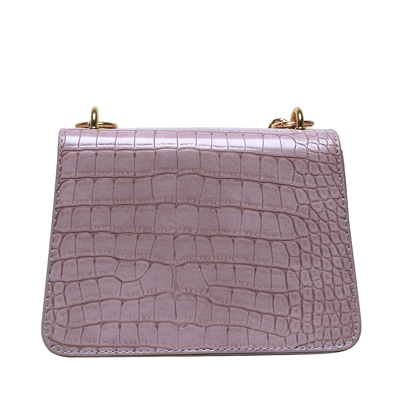 Crocodile Pattern PU Leather Crossbody Bags For Women 2021 Chain Female Shoulder Handbags Mini Purses Travel Cross Body Bag