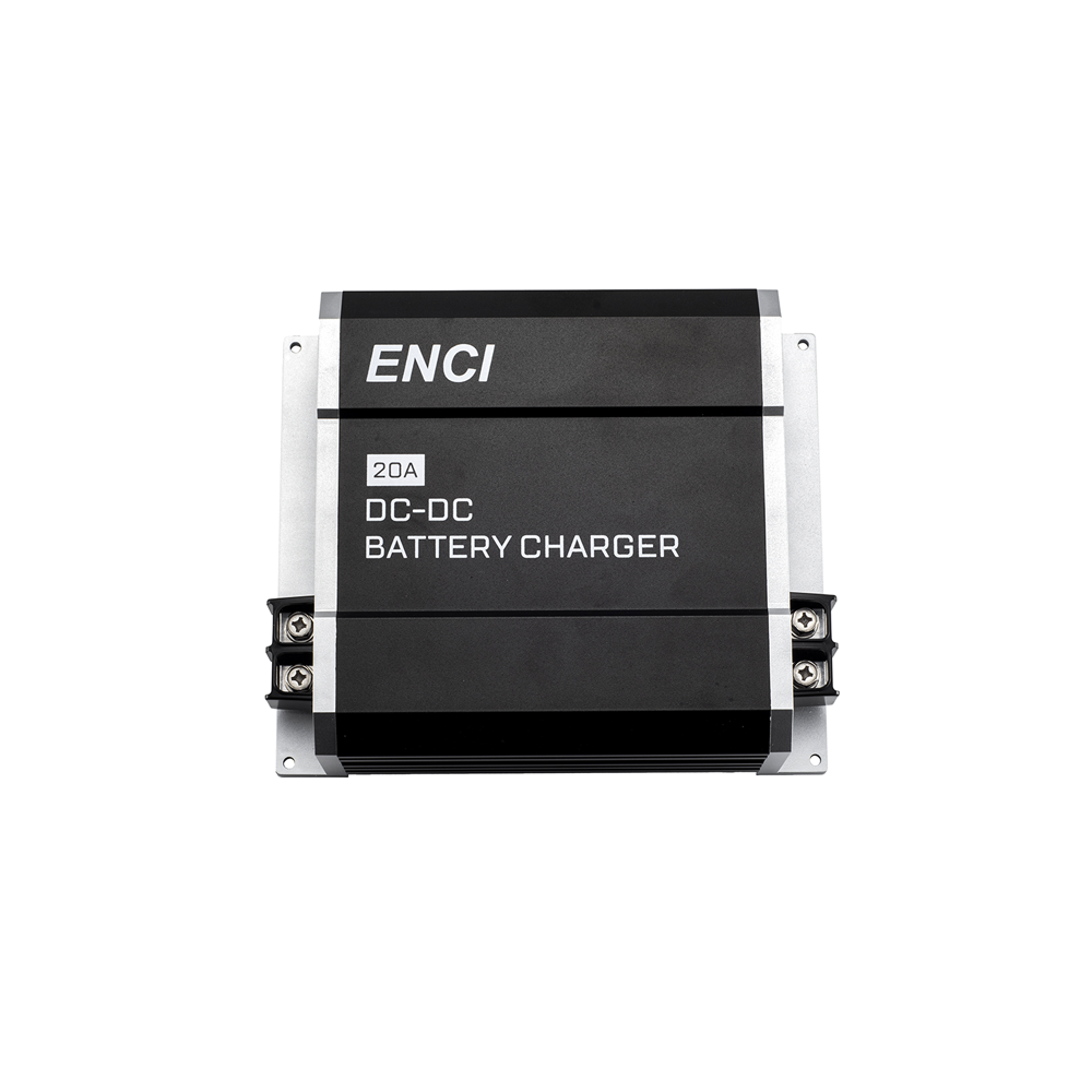 Зарядное устройство ENCI 20A DC В DC для затопленных, гелевых, AGM и литиевых батарей с использованием многоступенчатой зарядки