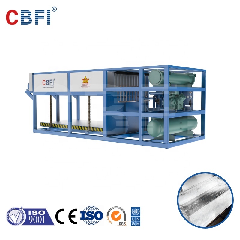 5 Tons Direct Cooling Block Ice Machine ABI50 for fishery and human consumption