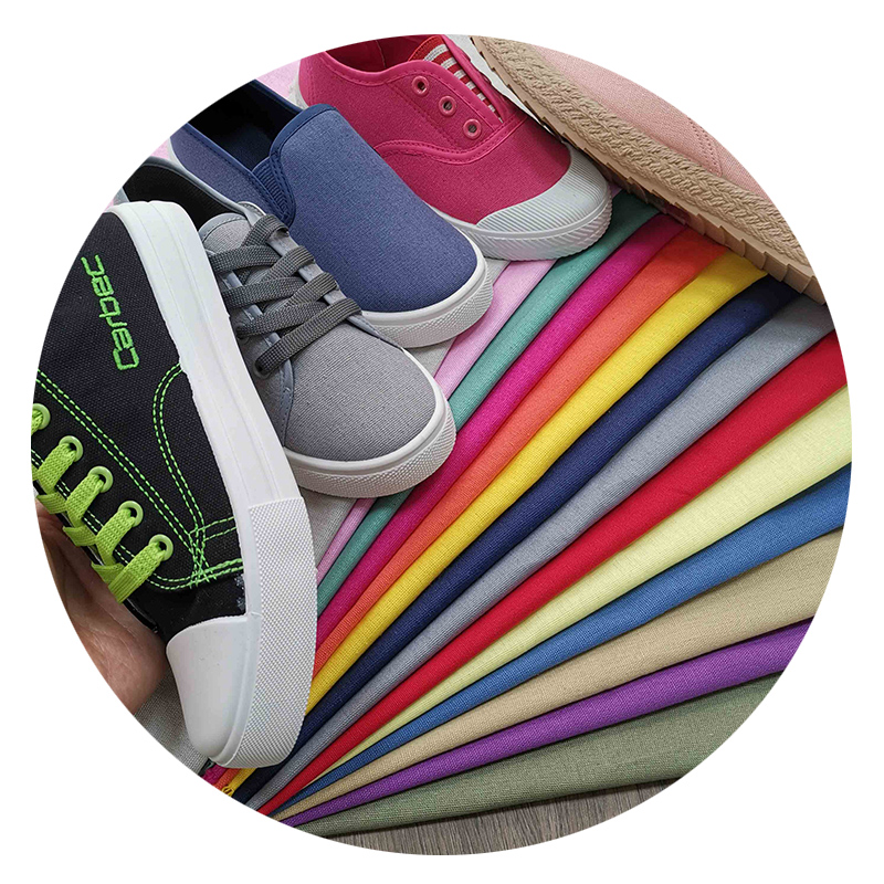 Soft Touching Cheap price 100% Cotton Canvas Fabrics Shoes Clothing Bags Fabric Materials etc