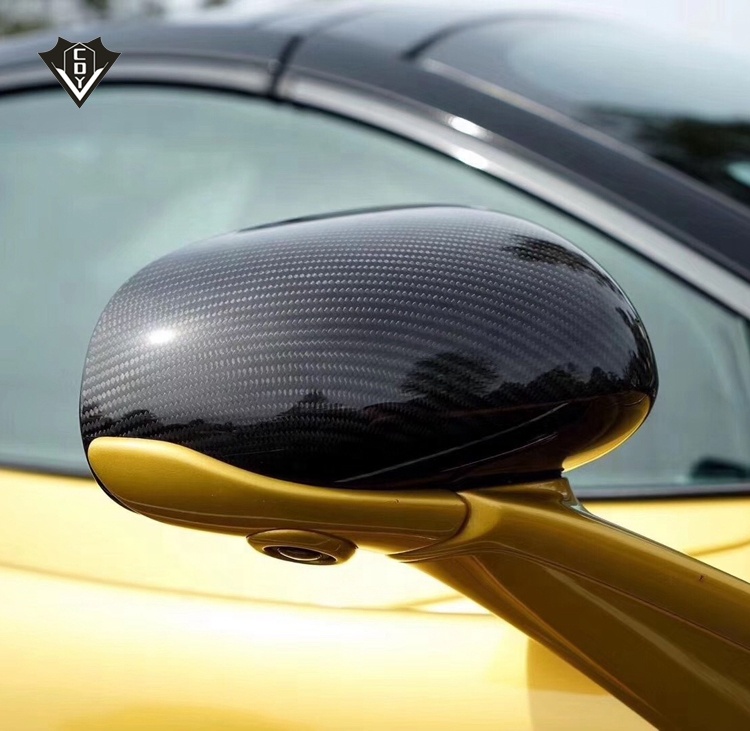 Боковые зеркальные Чехлы для mclaren 720S/540C/570S/570GT/600LT, боковая зеркальная крышка из углеродного волокна