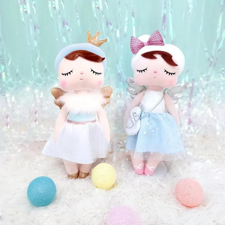 Plush Toy Manufacturer Metoo Toys OEM Custom Design Cute Soft Plush Toy Angela Baby Plush Toy Doll Manufacturer Fairy Series Gift