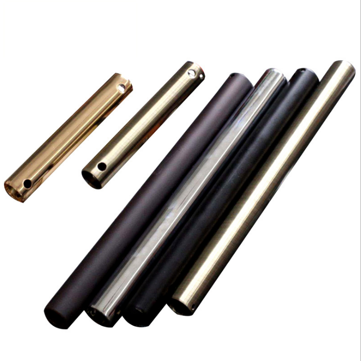 indoor and outdoor Unique 2-symmetric lock design Ceiling Fan Extension Downrod with Tapered Threaded Ends