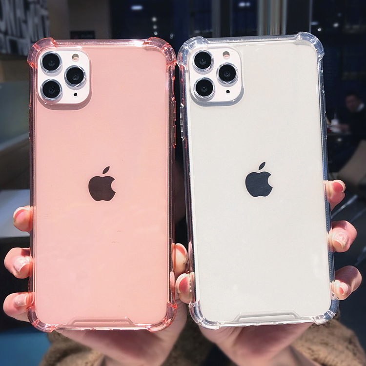 Чехол для iPhone, прозрачный противоударный чехол-бампер для iPhone 11 XR XS 7 8 Plus, прозрачный чехол для телефона iPhone 12 Pro, чехол