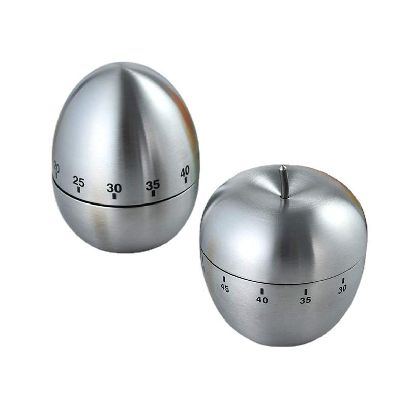 Wholesale Fruit Apple Egg Time Reminder Steel Mini Cooking Countdown Kitchen Timer