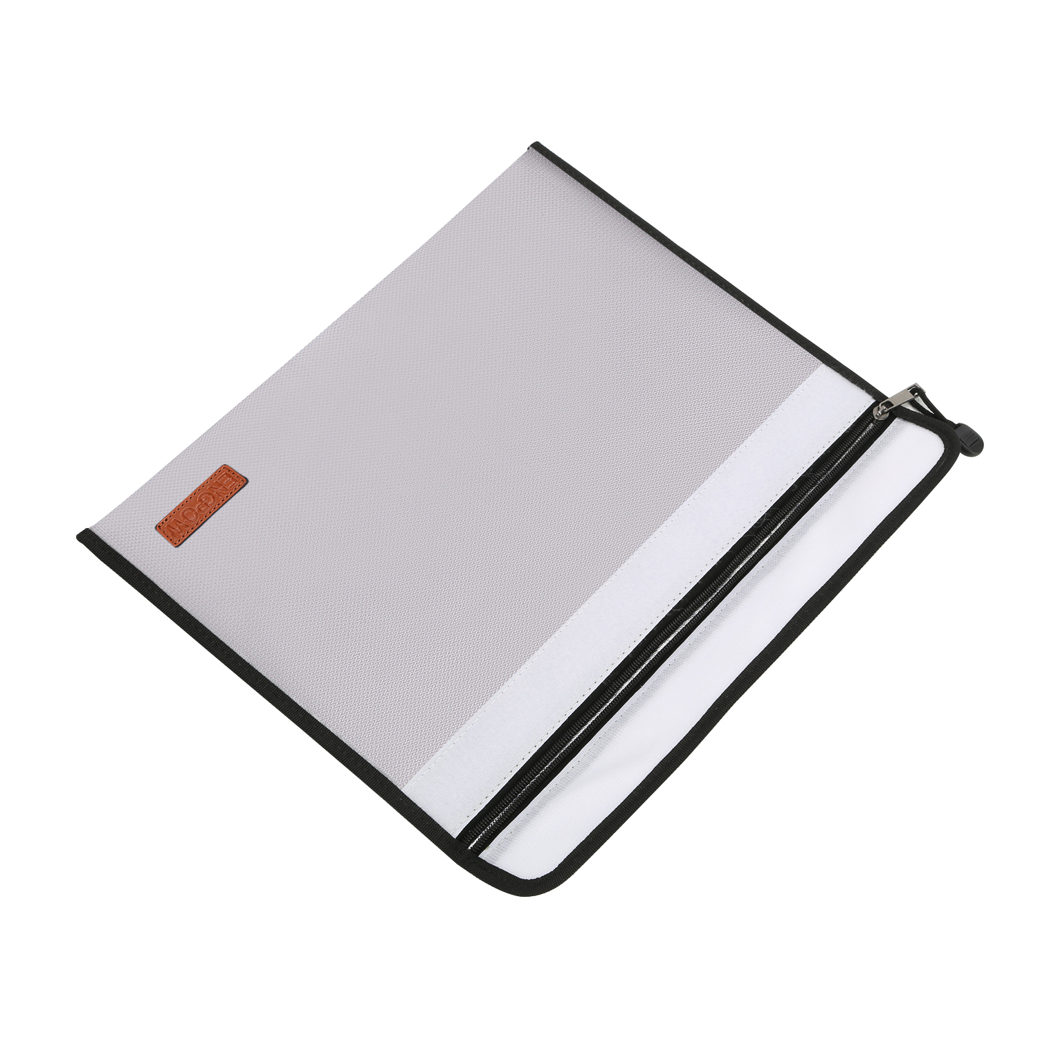 Your own logo Fire-resistant Silver Office File Money Coin Bag Water Fire Proof Envelope Bag
