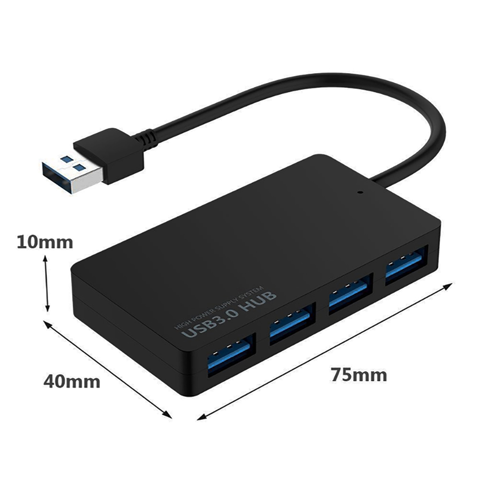Высокоскоростной разветвитель USB 3,0, разветвитель с 4 портами, расширитель с несколькими портами USB, компьютерные аксессуары для ноутбуков и ПК