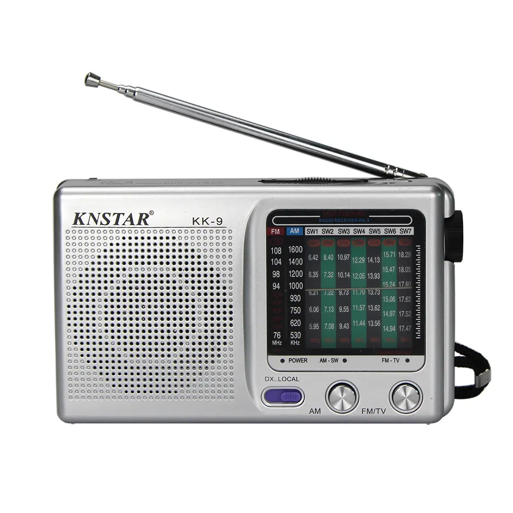 Дешевые радиоприемник knstar fm am sw радио портативный Радиоприемник KK-9