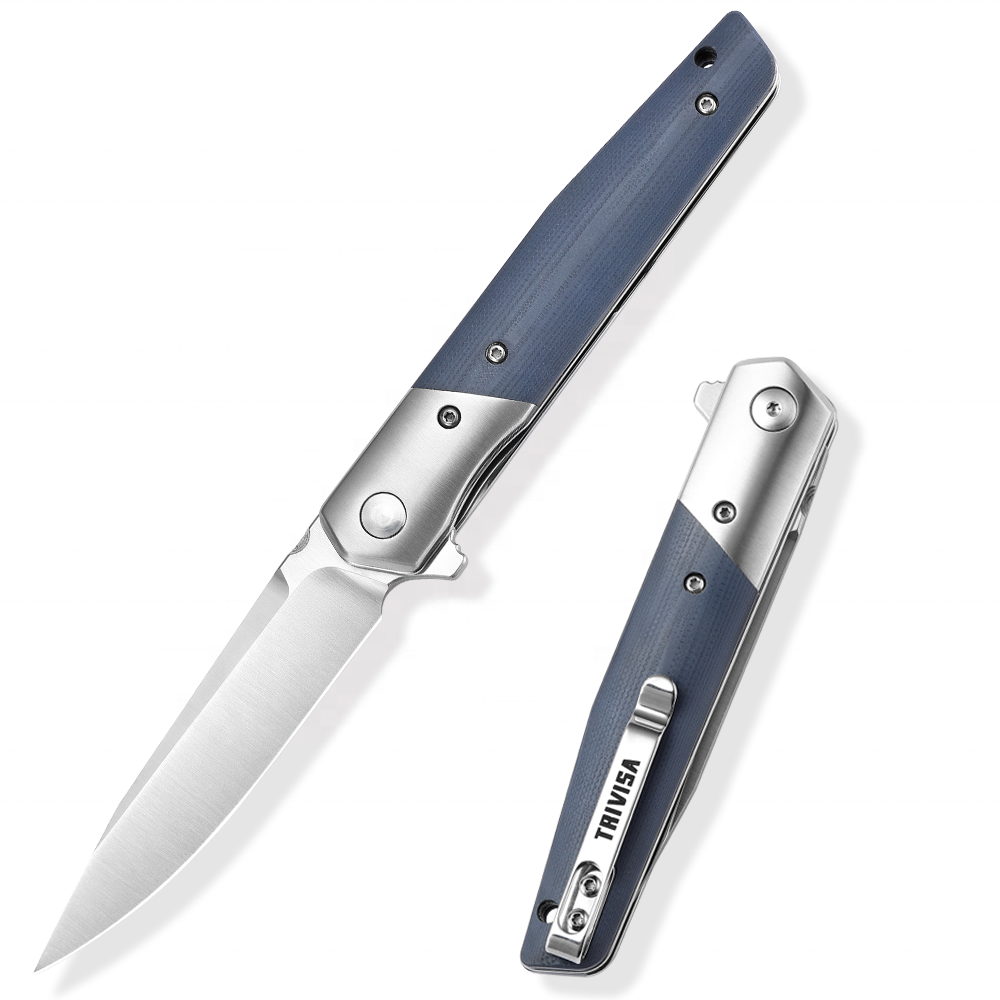 Ручная сатиновая отделка Bohler K110 стальное лезвие EDC повседневные ножи для резки Многофункциональный Открытый складной карманный нож с зажимом
